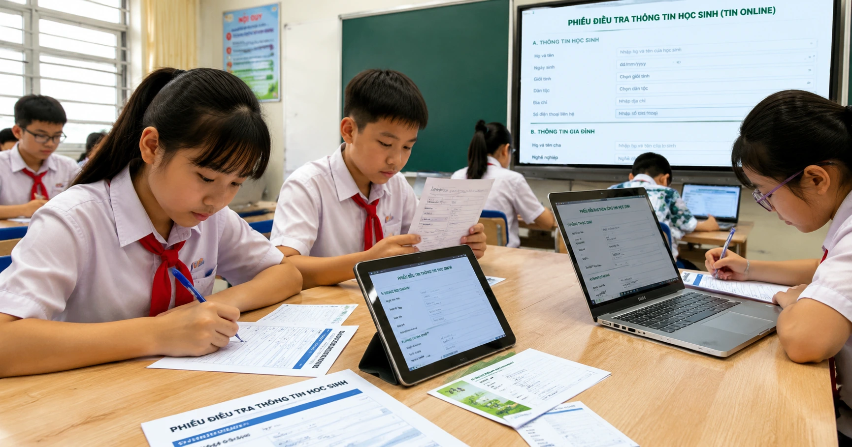 Vai trò của phiếu điều tra thông tin học sinh trong tin online - image 1 Vai trò của phiếu điều tra thông tin học sinh trong tin online - image 1