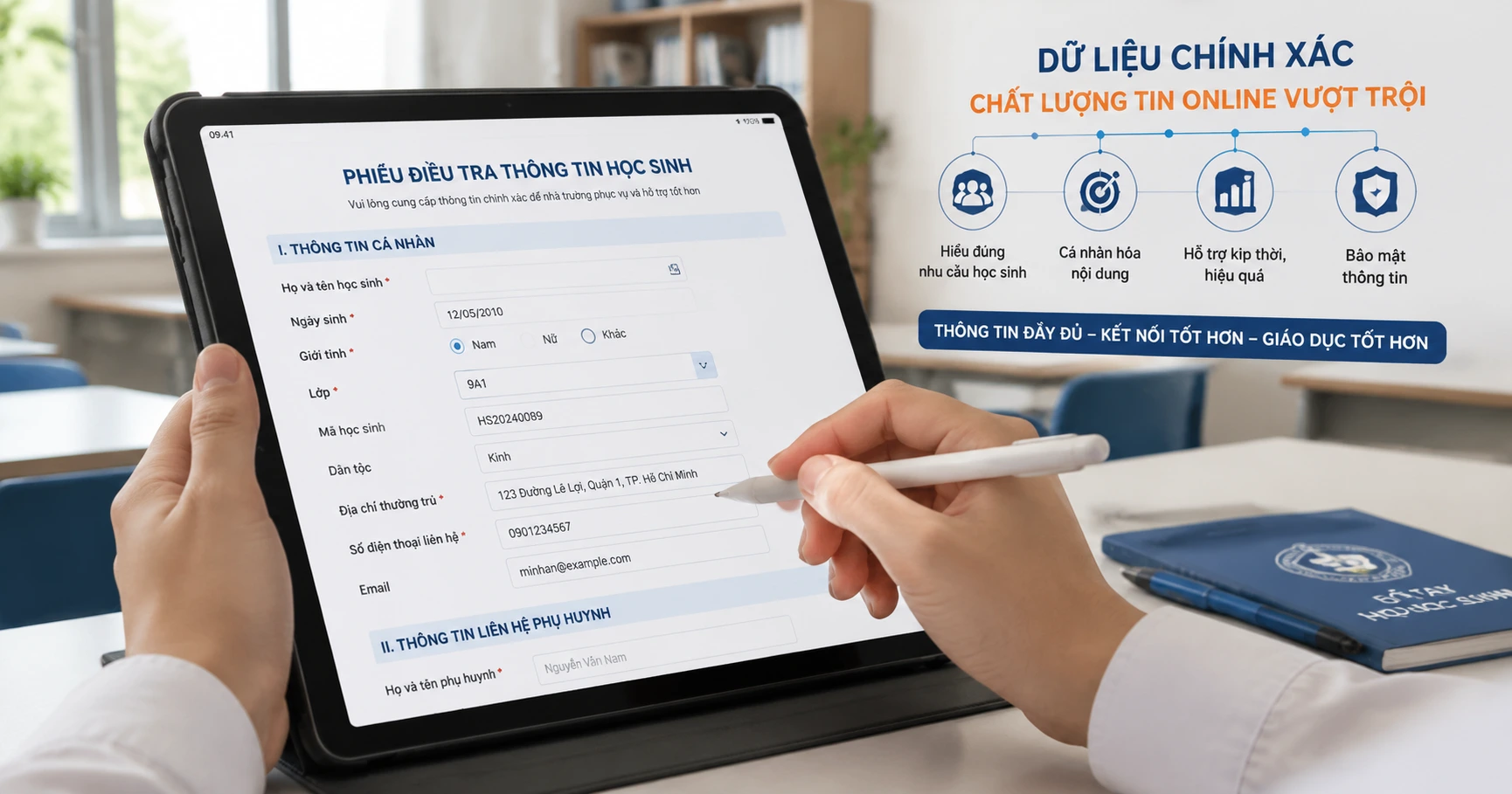 Vai trò của phiếu điều tra thông tin học sinh trong tin online - image 2 Vai trò của phiếu điều tra thông tin học sinh trong tin online - image 2